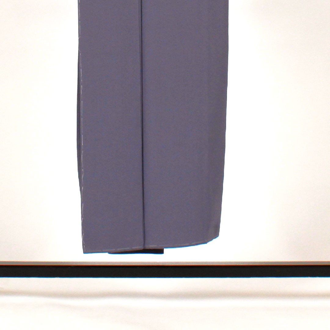 Plain color, vegetable dye, Katabamimon, Length 151cm, Sleeve length 62cm, Lined, Pure silk, S rank, Purple, 1114000202120