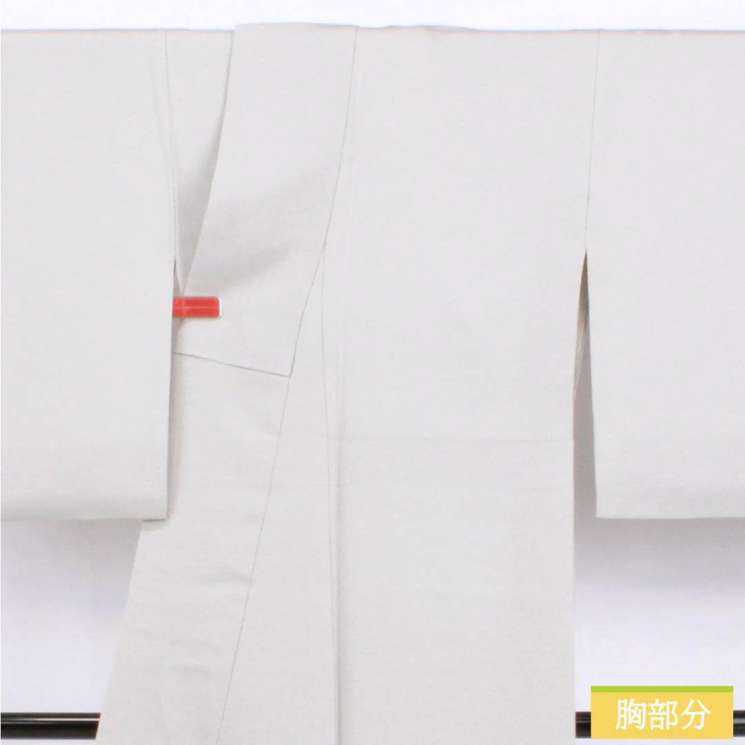 Colored Tomesode, Length 162cm, Sleeve Length 65.5cm, Amethyst Color, Living National Treasure, Fukuda Yoshishige, Fan Surface, Swallowtail Butterfly, Pure Silk, S Rank, One Crest, Gray, 1111000432422
