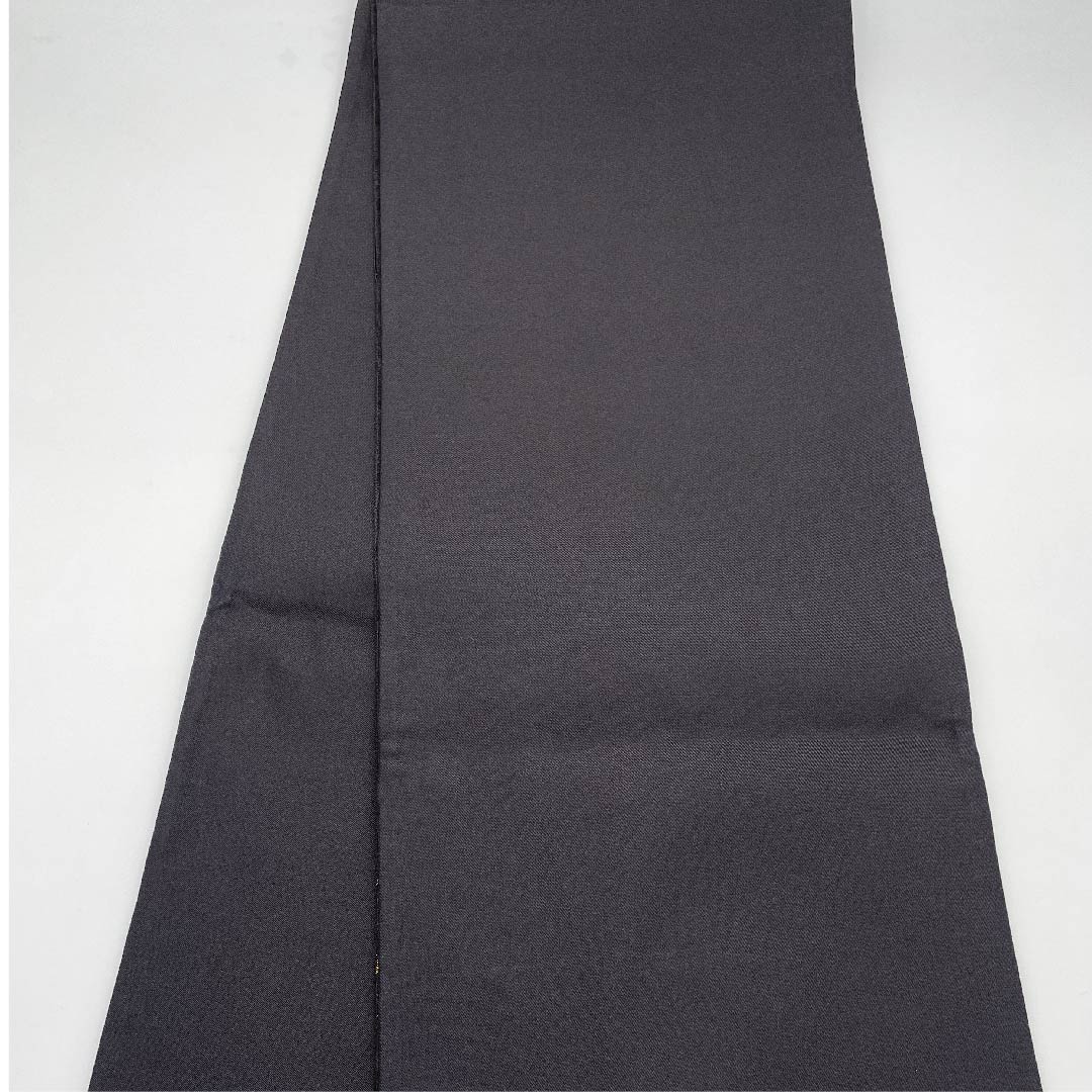 袋帯 黒色 菱模様 古典柄 幾何学模様 帯丈442cm 正絹 Sランク 六通 カジュアル 黒系 1123009322310