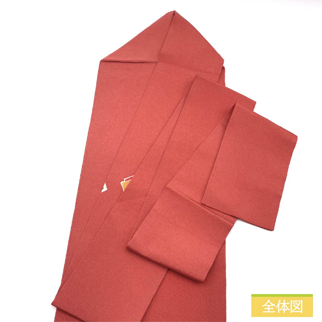 名古屋帯 正絹 Sランク 紅色（べにいろ） 型染 カルタ 帯丈359cm ポイント柄 カジュアル ピンク系 1124009782313 名古屋仕立て