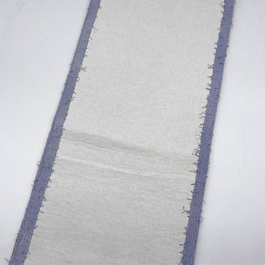 Nagoya obi, light wisteria, Tsujigahana, Hige Tsumugi, obi length 362cm, pure silk, A rank, point pattern, casual, purple, 1124003233320, open style