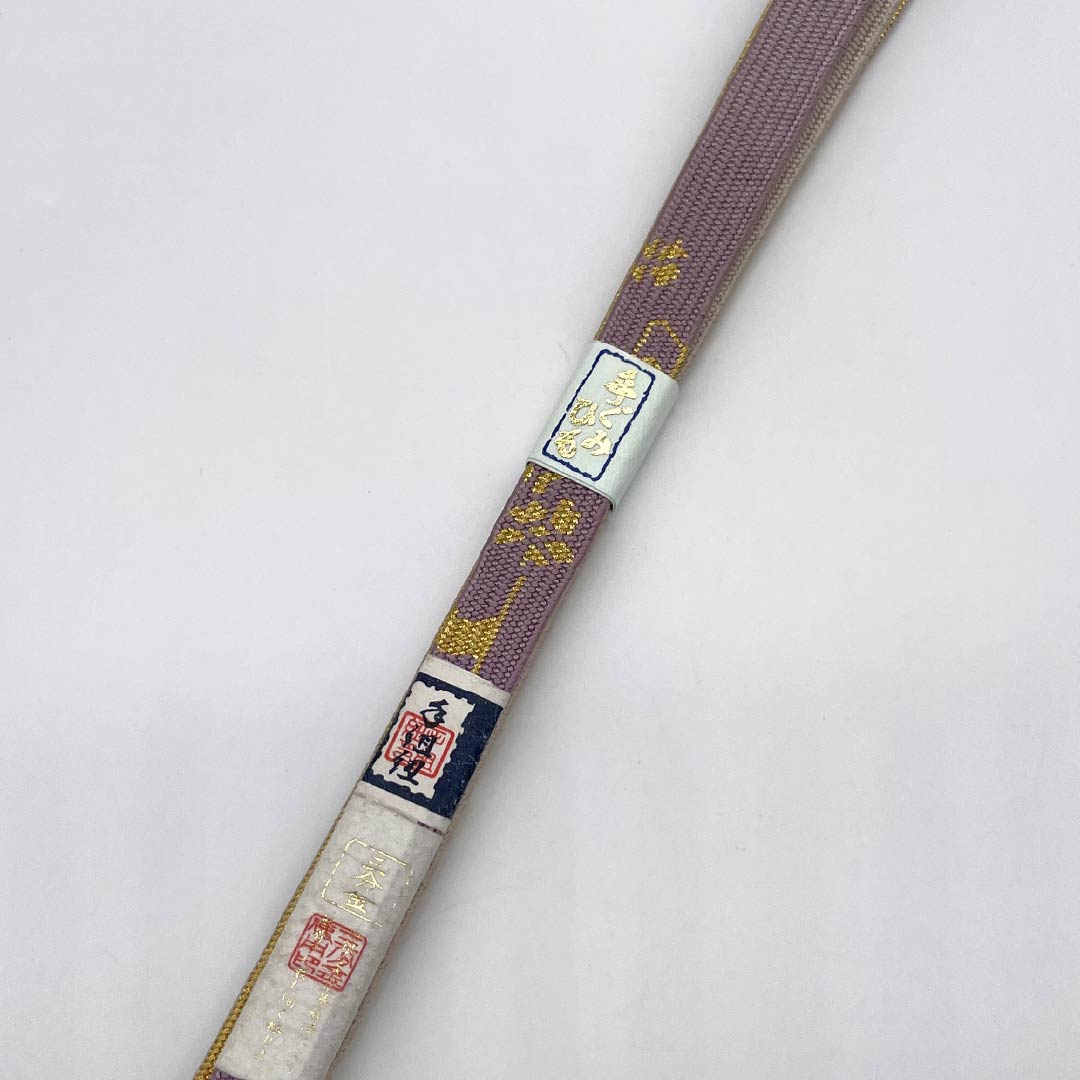 (New Old Stock) Obi-jime and Obi-age Set, Pure Silk, S Rank, Shibori Dye, Length approx. 156cm, Width approx. 1.5cm, Formal, Gradation Colors, 1141000172399