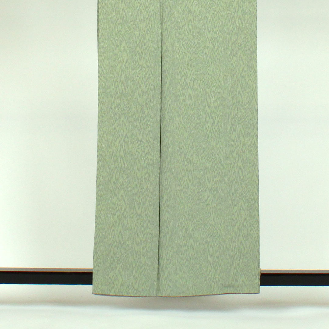 Komon, Length 160cm, Sleeve length 63cm, Awase, Geometric pattern, Pure silk, A rank, Green, 1115000233319