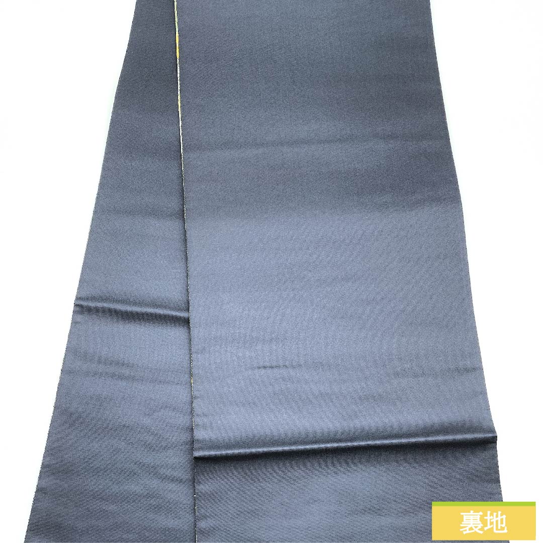 袋帯 正絹 玉虫色 留袖用 時代人物風景模様   帯丈437cm Sランク 全通 フォーマル 緑系 1123010922319
