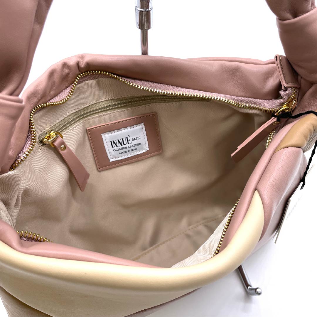 （新古品） 洋装バッグ 牛革 Aランク 新古品 牛革 ワンショルダー ピンク系 119700032313