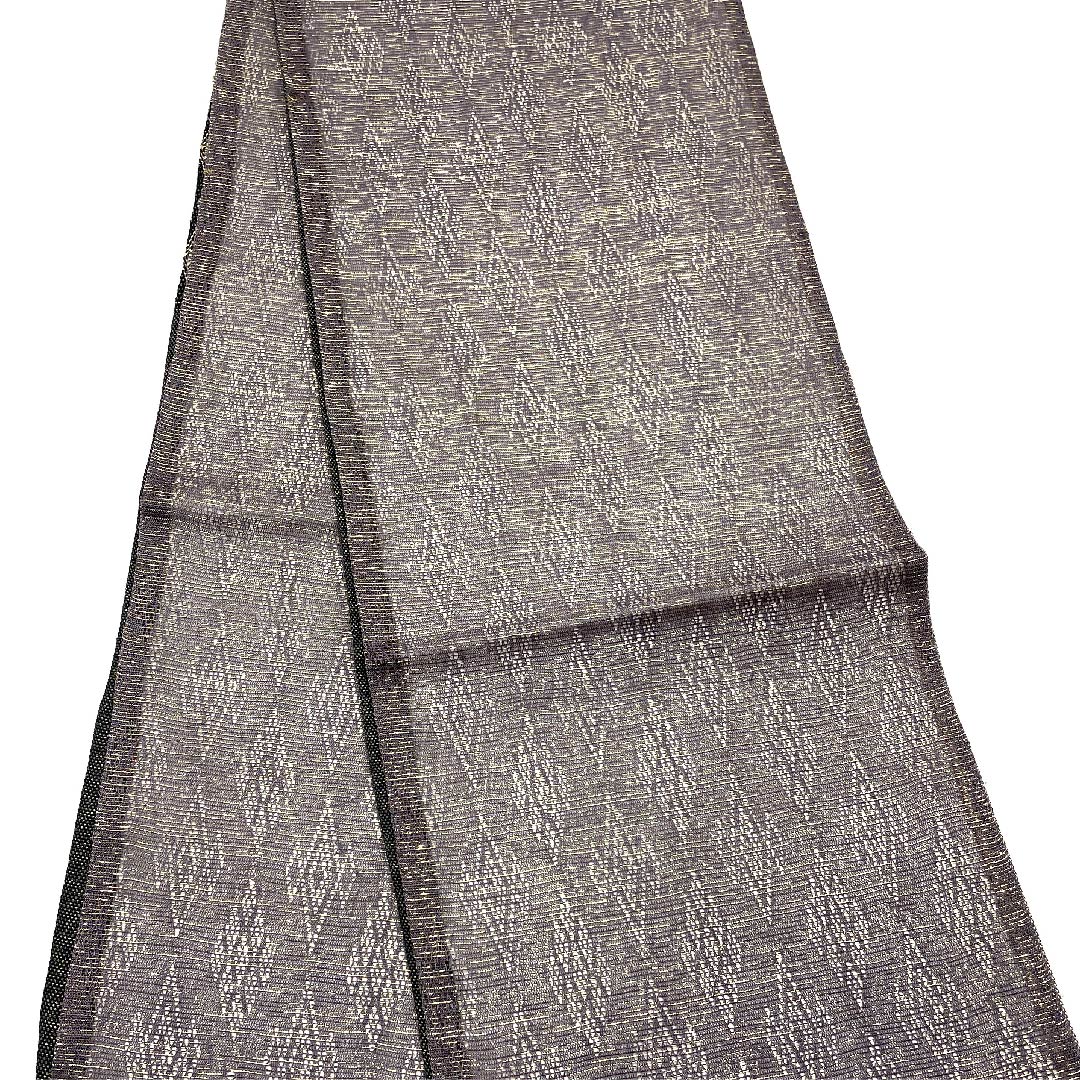 Fukuro Obi with Geometric Pattern, Made by Hinaya, Length 447cm, Pure Silk, S Rank, Full Length, Casual, Gradient Style, 1123005622399