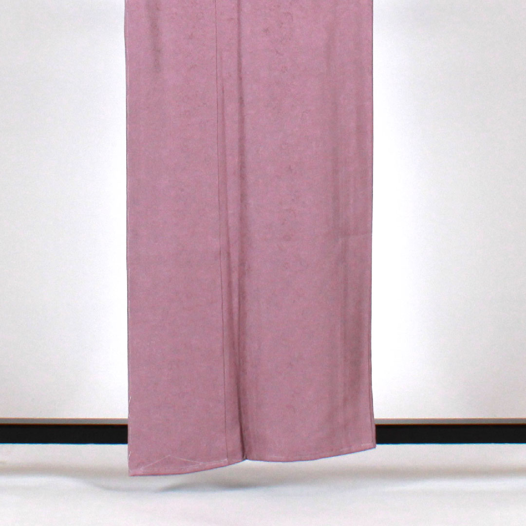Plain color, floral and bird pattern, circle with crocodile pattern, length 160cm, sleeve length 65cm, lined, pure silk, S rank, purple, 1114000212320