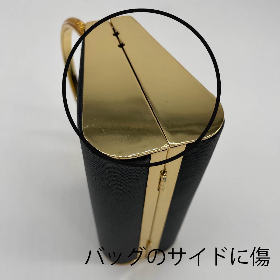 パーティバッグ セミフォーマル 黒色（くろいろ） X.CLUSIVE PARIS 2way 黒系 Aランク 113900001310