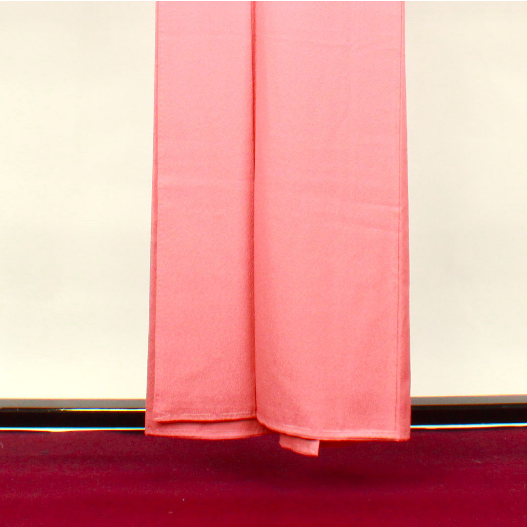 Solid color, Choshun color, Chrysanthemum, Double-layered Katabami, Length 153.5cm, Sleeve length 61cm, Lined, Pure silk, A rank, Pink, 1114000593213