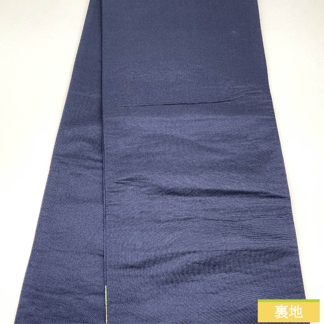 袋帯 常盤色（ときわいろ） 流水 葉模様 帯丈420cm 正絹 Sランク 六通 フォーマル グラデーション系 1123009992399