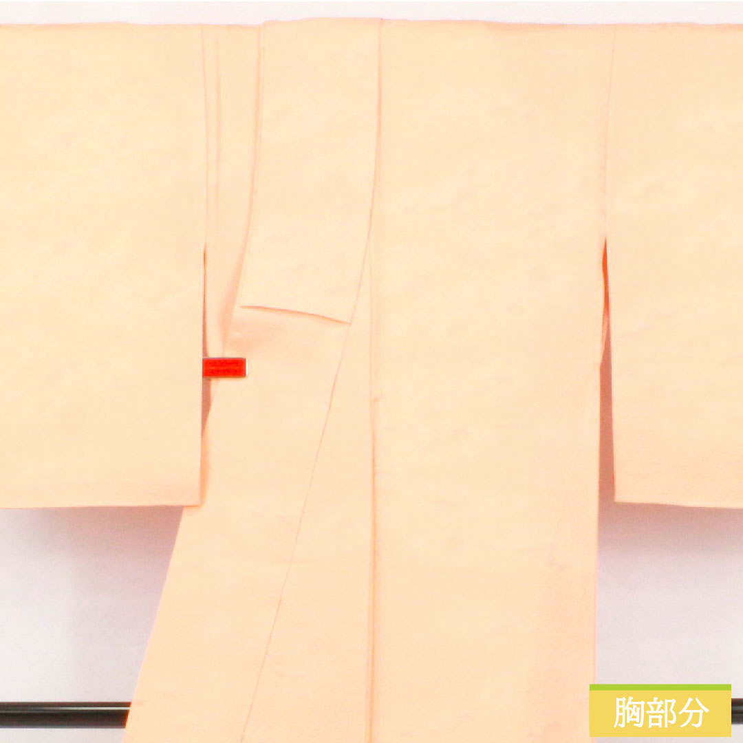 Plain color, pure silk, length 157cm, sleeve length 65cm, twill, one crest, downward wisteria, lined, S rank, pink, 1114001862313