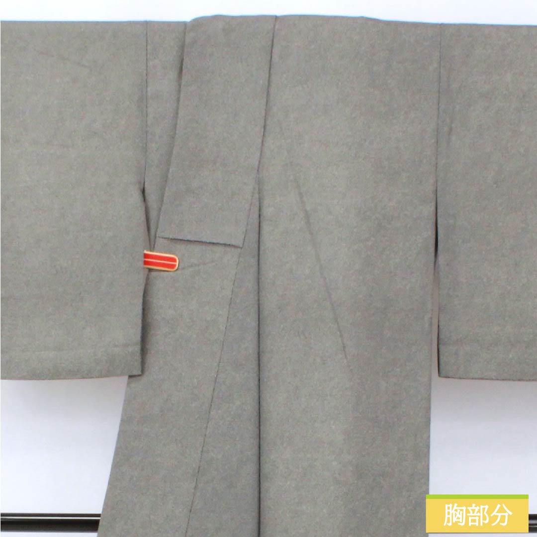 小紋 正絹 Sランク 身丈159cm 裄丈63cm 袷 型染 鮫小紋 江戸小紋 黒系 1115007772310