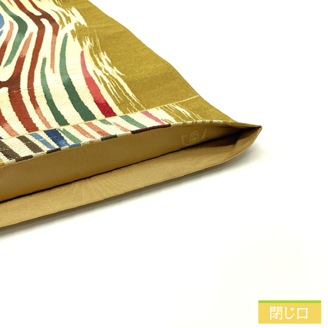 Fukuro Obi, Pure Silk, S-Rank, Shirayaen Oba, Nishijin-ori, Abstract Pattern, 430cm Long, Six-Ply, Casual, Gradient Pattern, Product Number: 1123016562399