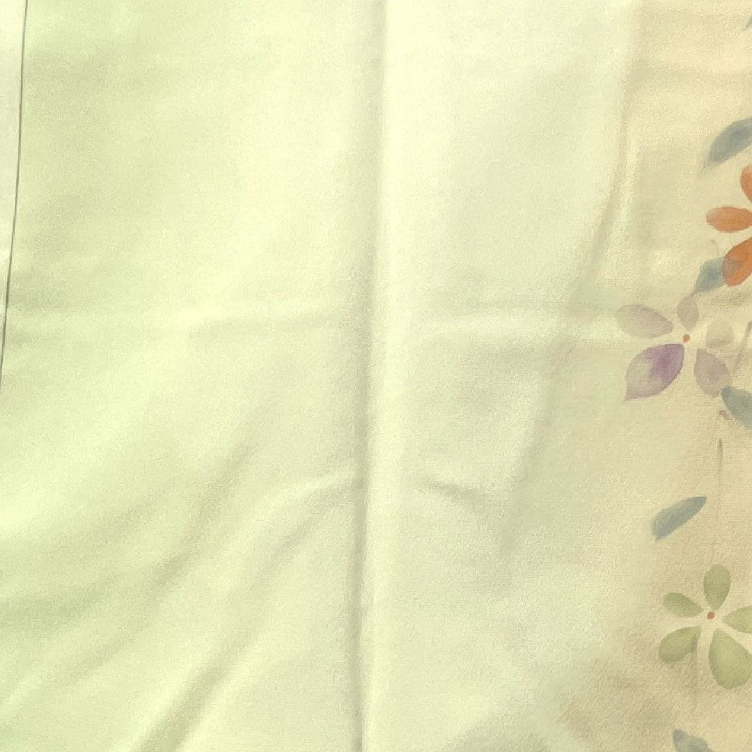 長襦袢 正絹 身丈124cm 裄丈60.5cm 袷  花模様 ぼかし染  Sランク グラデーション系 1129000342199