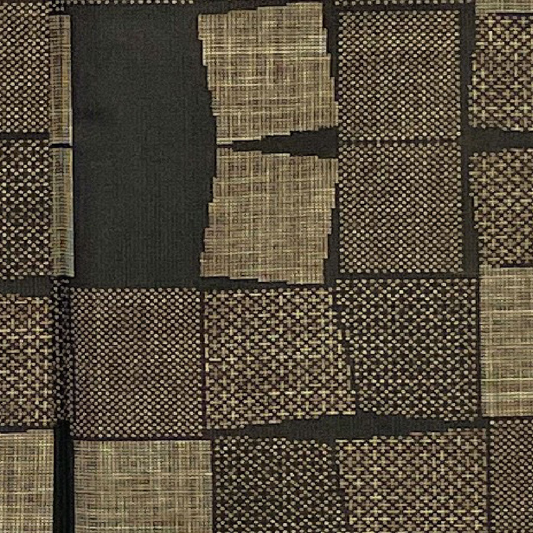 Oshima Tsumugi, Length 163cm, Sleeve length 62cm, Masu pattern, 5 marks, Pure silk, S rank, Awase, Brown, 1116000832314