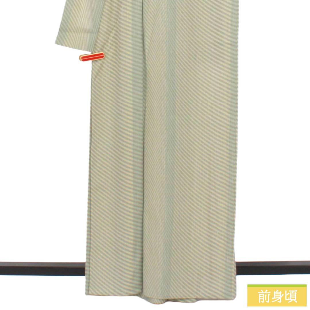 Summer Polyester Komon, S-rank, Length 163cm, Sleeve-to-shoulder 64.5cm, Abstract Pattern, Washable Kimono, Ro (Gauze Weave), Multicolor, 1132003262428