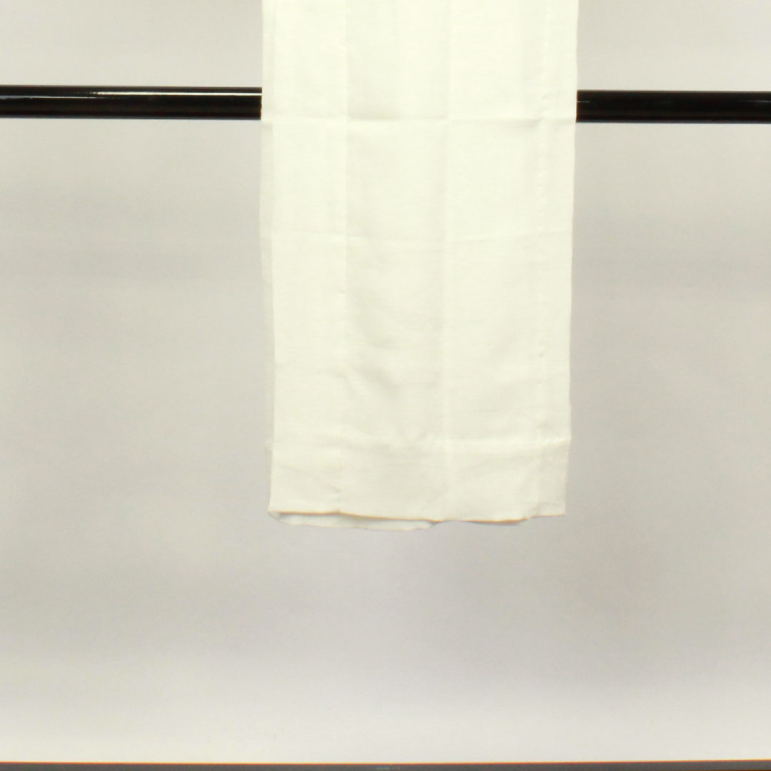 長襦袢 正絹 身丈123cm 裄丈65cm 単衣  フォーマル 露芝  Sランク 白系 1129000512111