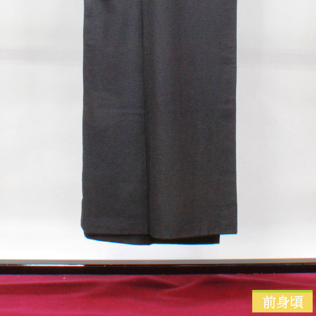 Men's pure silk, length 145.5cm, sleeve length 69cm, S rank, lined, black, 1119000682410