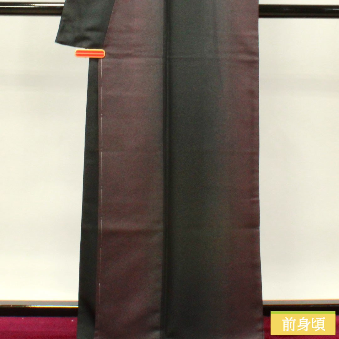 小紋 ポリエステル 身丈167.5cm 裄丈66cm 袷  HANAEMORI 洗える着物 ぼかし染 しつけ糸付き 未使用品  Sランク グラデーション系 1115003932599