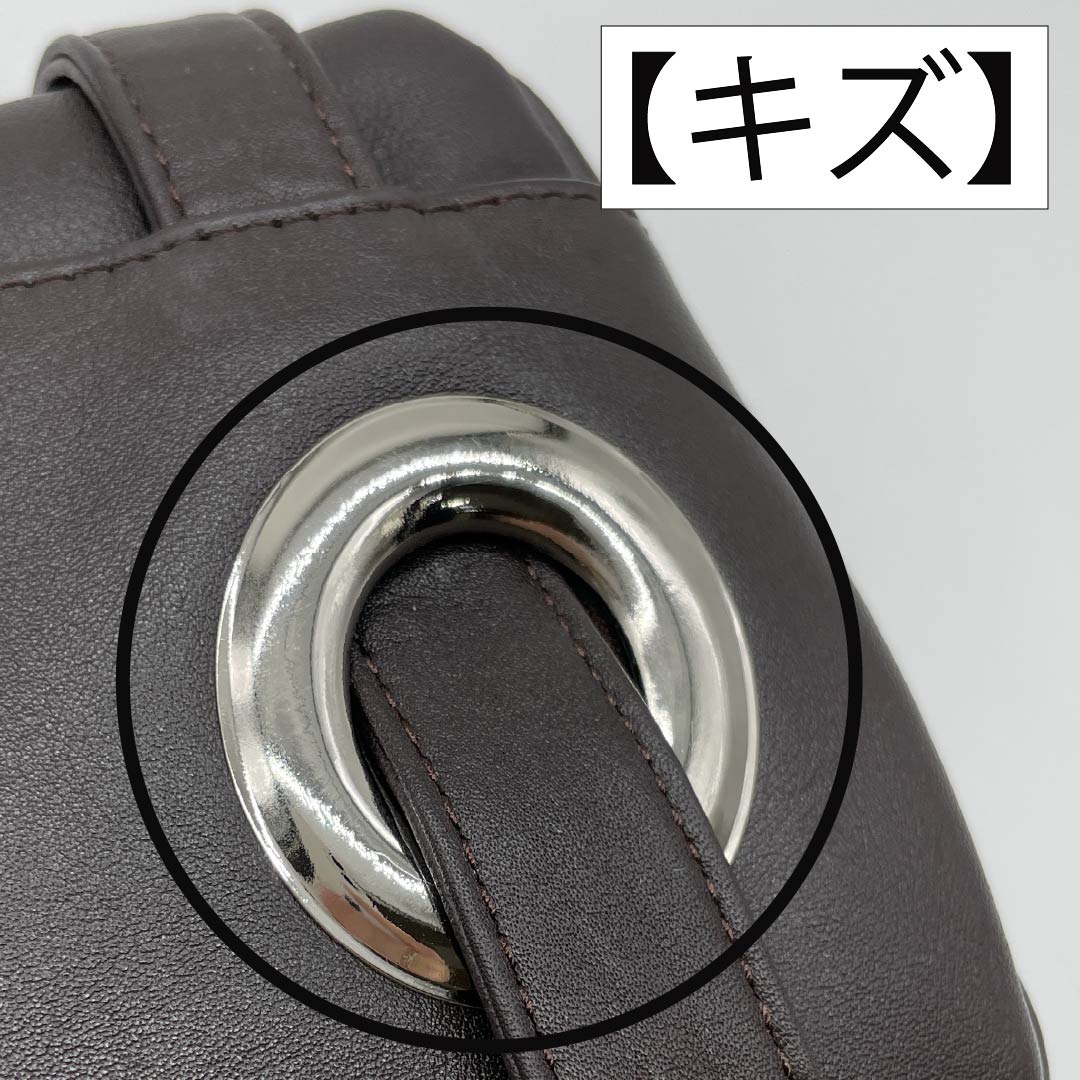（新古品） 洋装バッグ 牛革 Aランク 新古品 牛革 ２WAY 茶系 119700011314