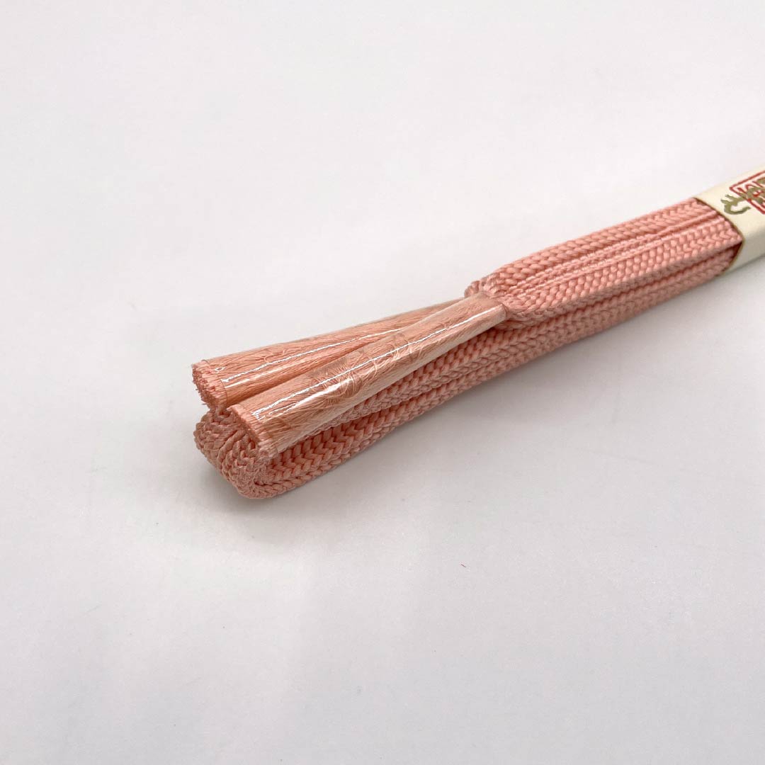 （新古品） 帯締め・帯揚げセット 正絹 NEWランク 東雲色（しののめいろ） 絞り 長さ約161cm 幅約1.5cm カジュアル ピンク系 1141000291313