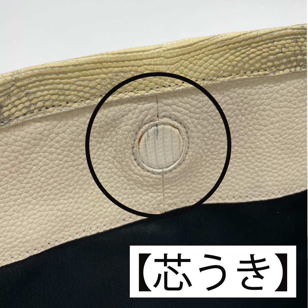(Like New) Western-style Lizard Bag, A-Rank, Like New, Naturaling Mark Lizard, Yellow, 119700039323