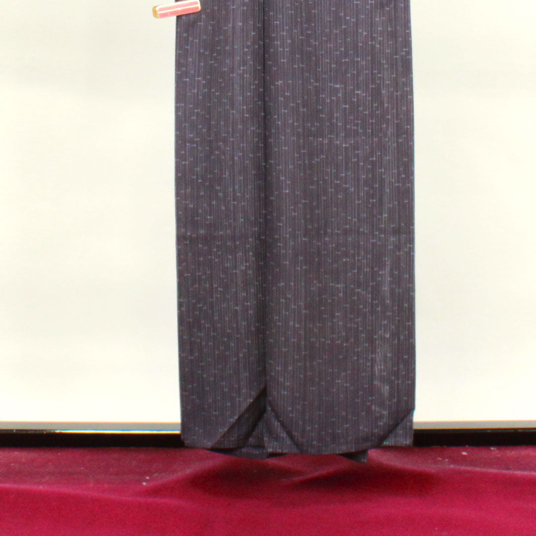Summer pure silk komon length 155.5cm sleeve length 62.5cm pale purple (poppy purple) bamboo silk S rank purple 1132000582320