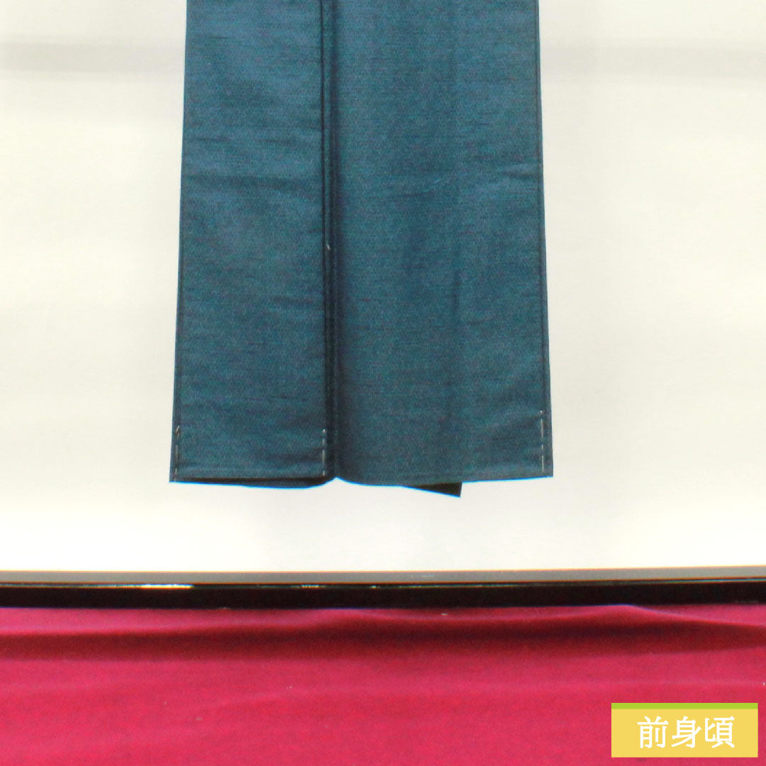 Men's wool, length 142cm, sleeve length 68.5cm, hexagonal pattern, basting thread included, unused, S rank, single layer, navy blue, 1119000762418