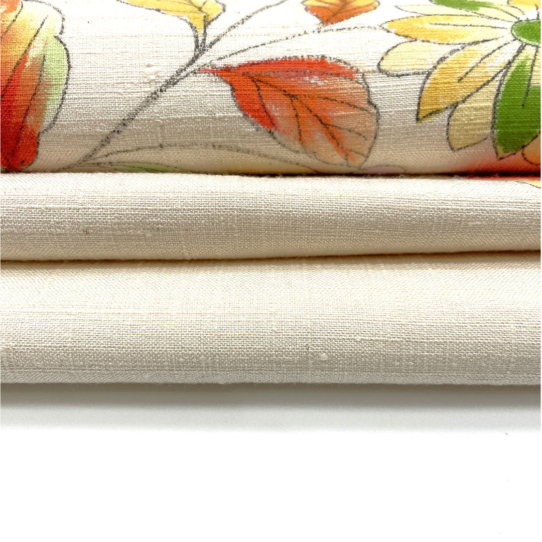 Nagoya obi, dyed obi, pongee fabric, floral pattern, obi length 358cm, pure silk, S rank, point pattern, casual, white, 1124002232311, Nagoya style