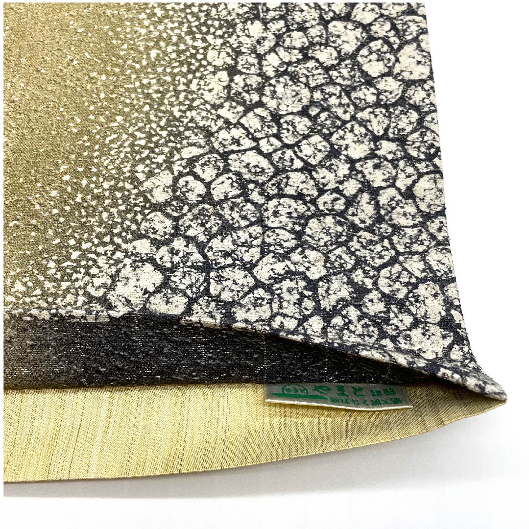 Fukuro Obi Gradient Stone Pavement Pattern Dyed Obi Length 486cm Pure Silk S Rank Full Length Semi-Formal Gradient Style 1123008122499