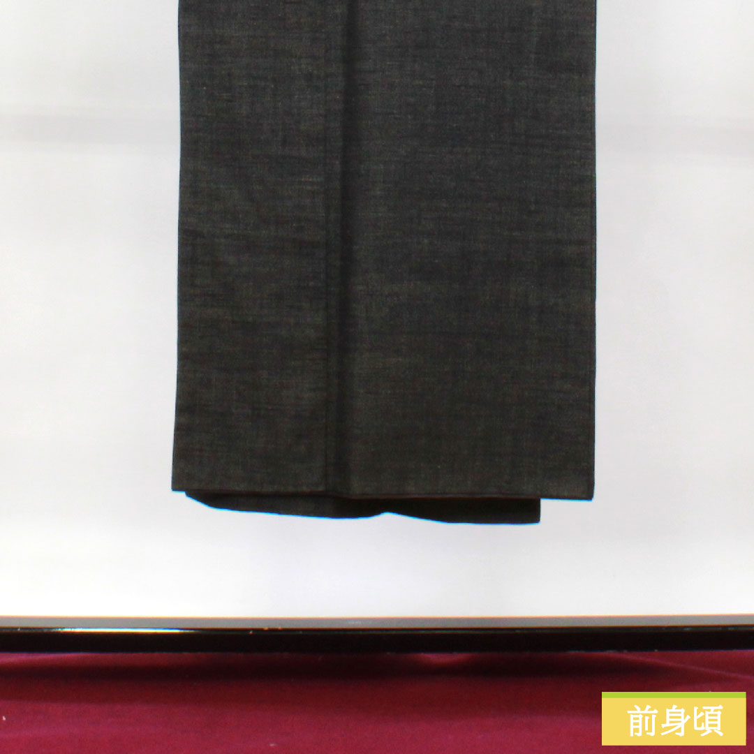 Men's pure silk, length 138.5cm, sleeve length 71cm, S rank, lined, black, 1119000662310