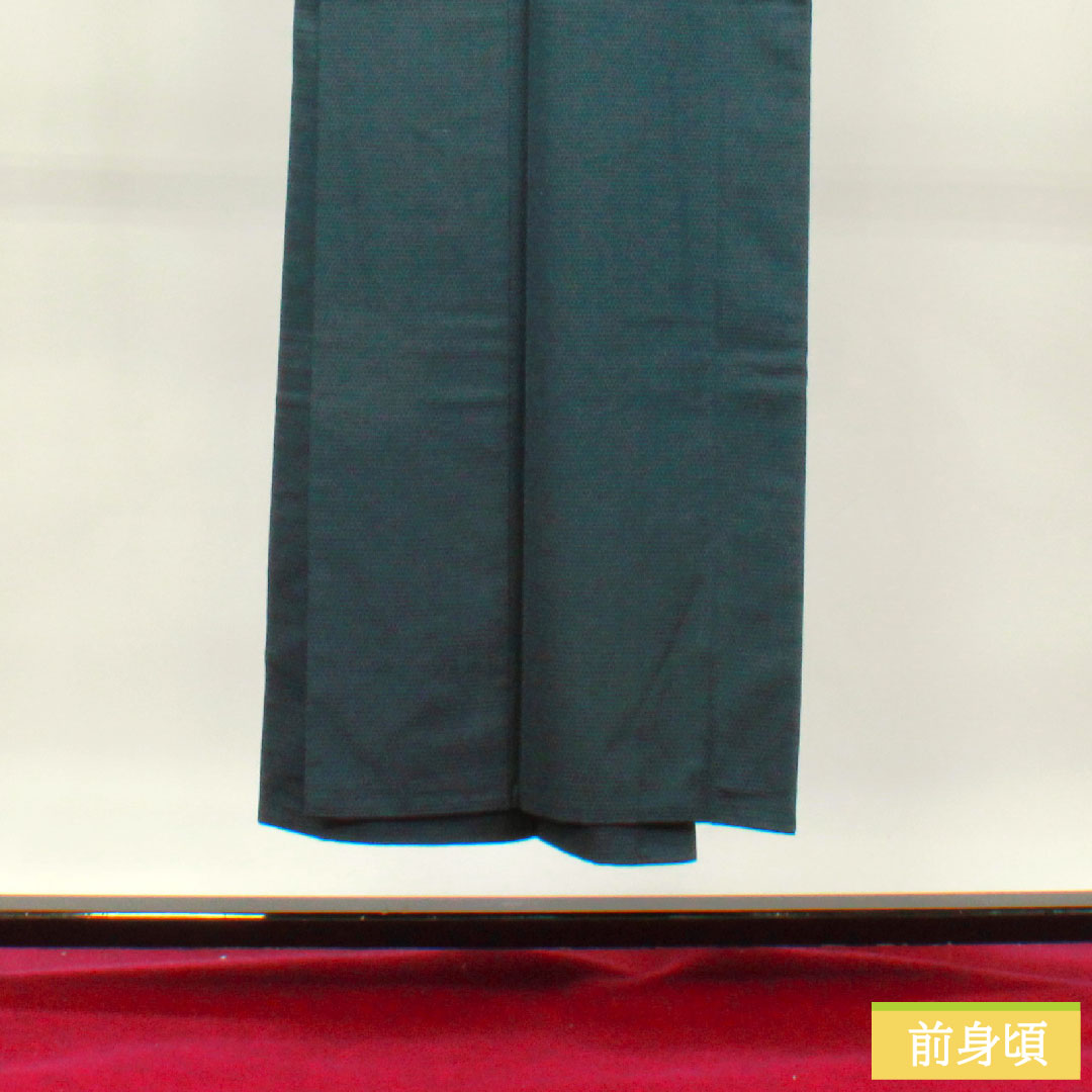 Men's wool, length 147.5cm, sleeve length 67cm, navy blue, hexagonal pattern, S rank, lined, navy blue, 1119000672418