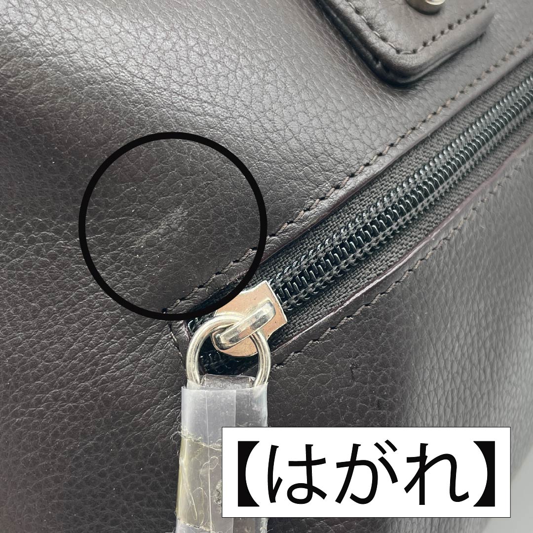 (Like New) Casual Bag, Cowhide Leather, Grade A, Like New, Cowhide Leather, Horizontal, Brown, 119700002314