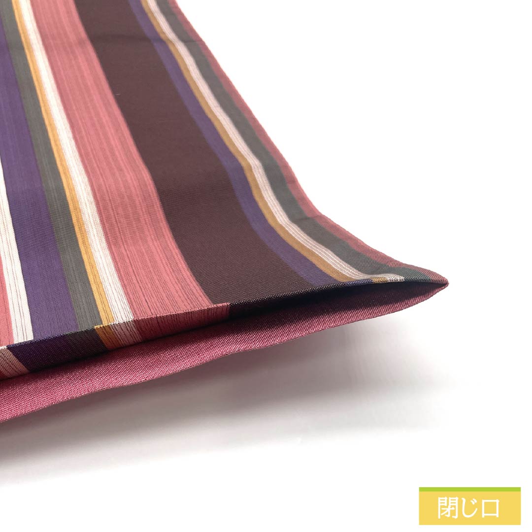 Fukuro Obi (Sash), Pure Silk, Grade A, Striped, 440cm Long, Full Length, Casual, Gradient Pattern, 1123015403399