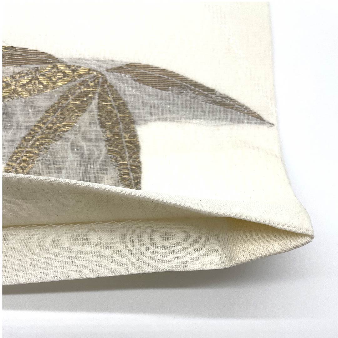 Fukuro Obi (Shinjuiro) Summer Obi (Bamboo) Shippo (Shippo) Length 440cm Pure Silk A Rank Six-way Semi-formal White 1123007463311