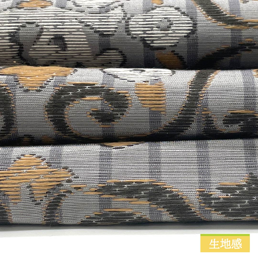 Nagoya obi, tin color, ethnic style, Kyoto bag obi, obi length 360cm, pure silk, S rank, six-way, casual, gray, 1124006612322, open style
