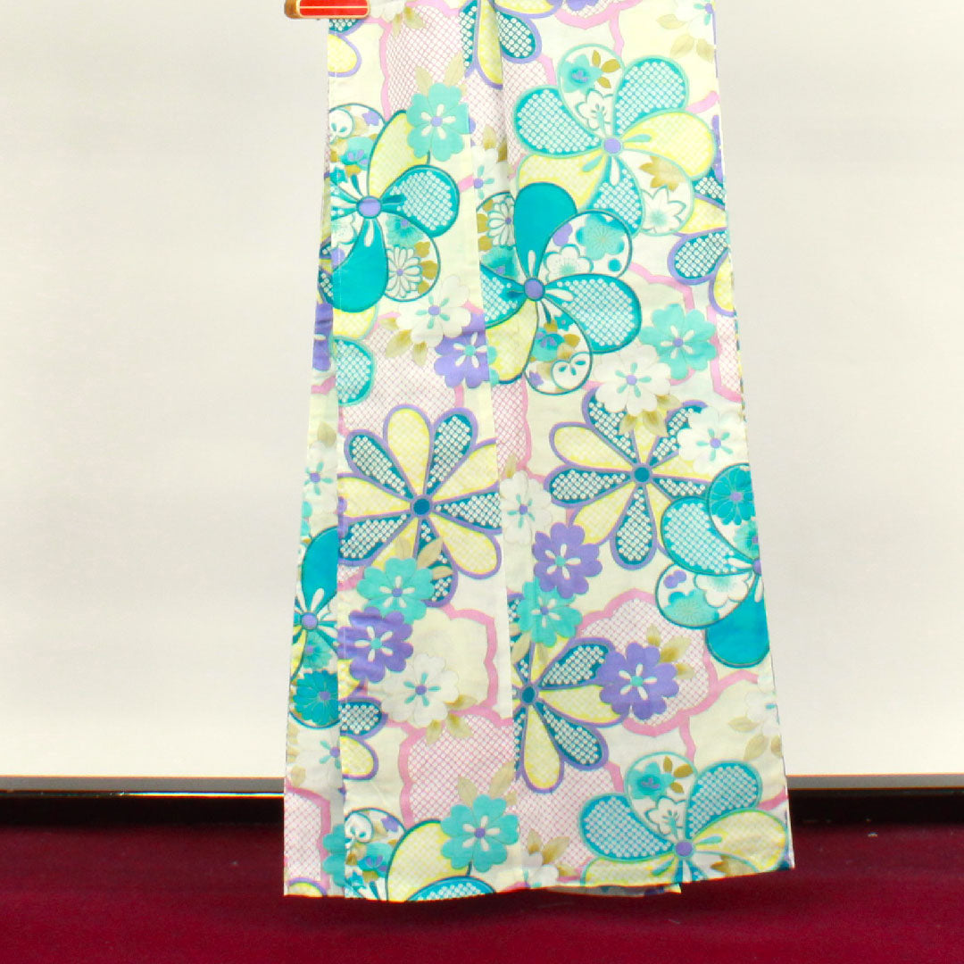 Yukata Twisted Plum, Chrysanthemum, Tachibana Cotton S Rank Single Layer Length 162.5cm Sleeve Length 62.5cm Gradient 1118002662499