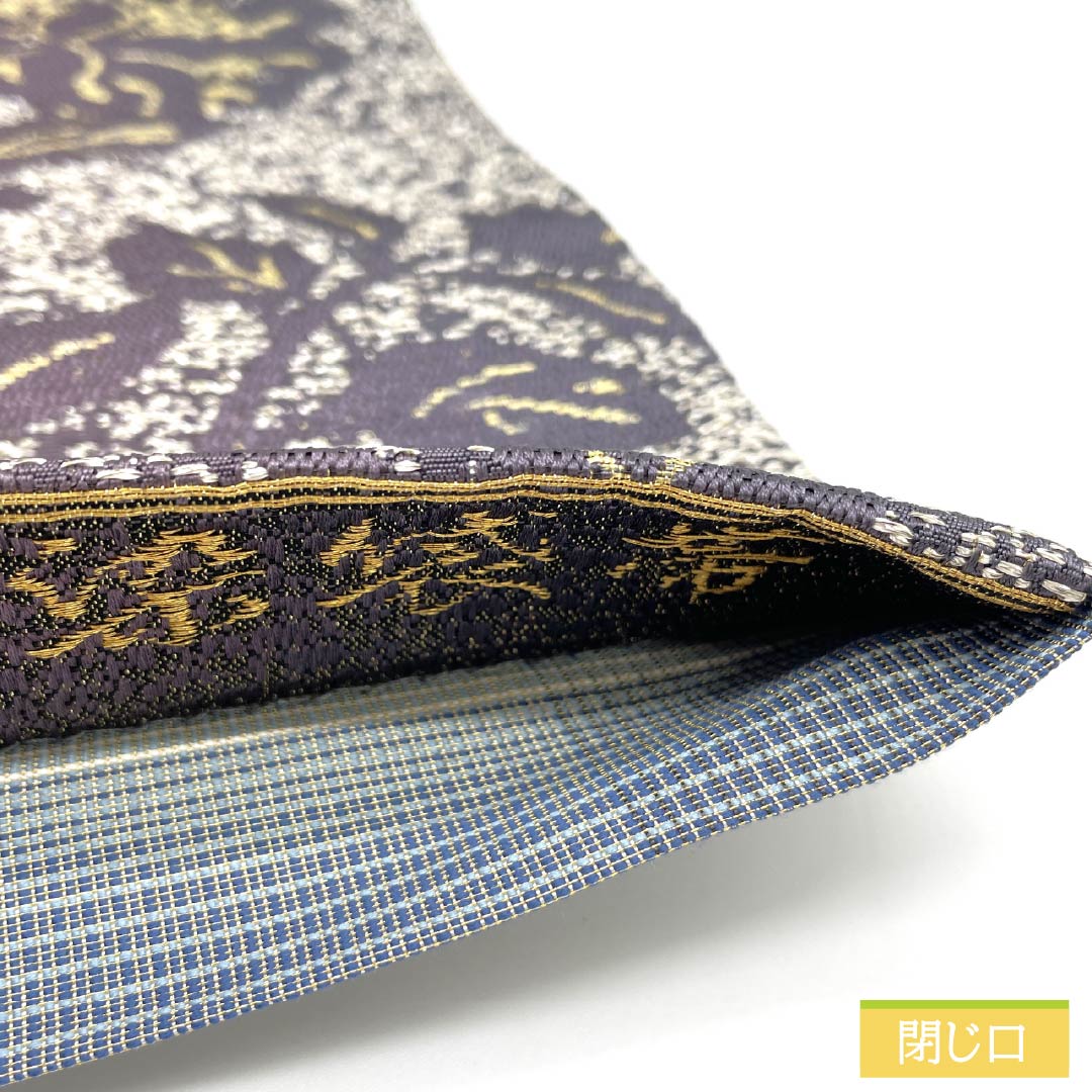 Fukuro Obi, pure silk, gradation, real mud dyeing, abstract flower, obi length 444cm, S rank, six-way, semi-formal, gradation style, 1123012232399