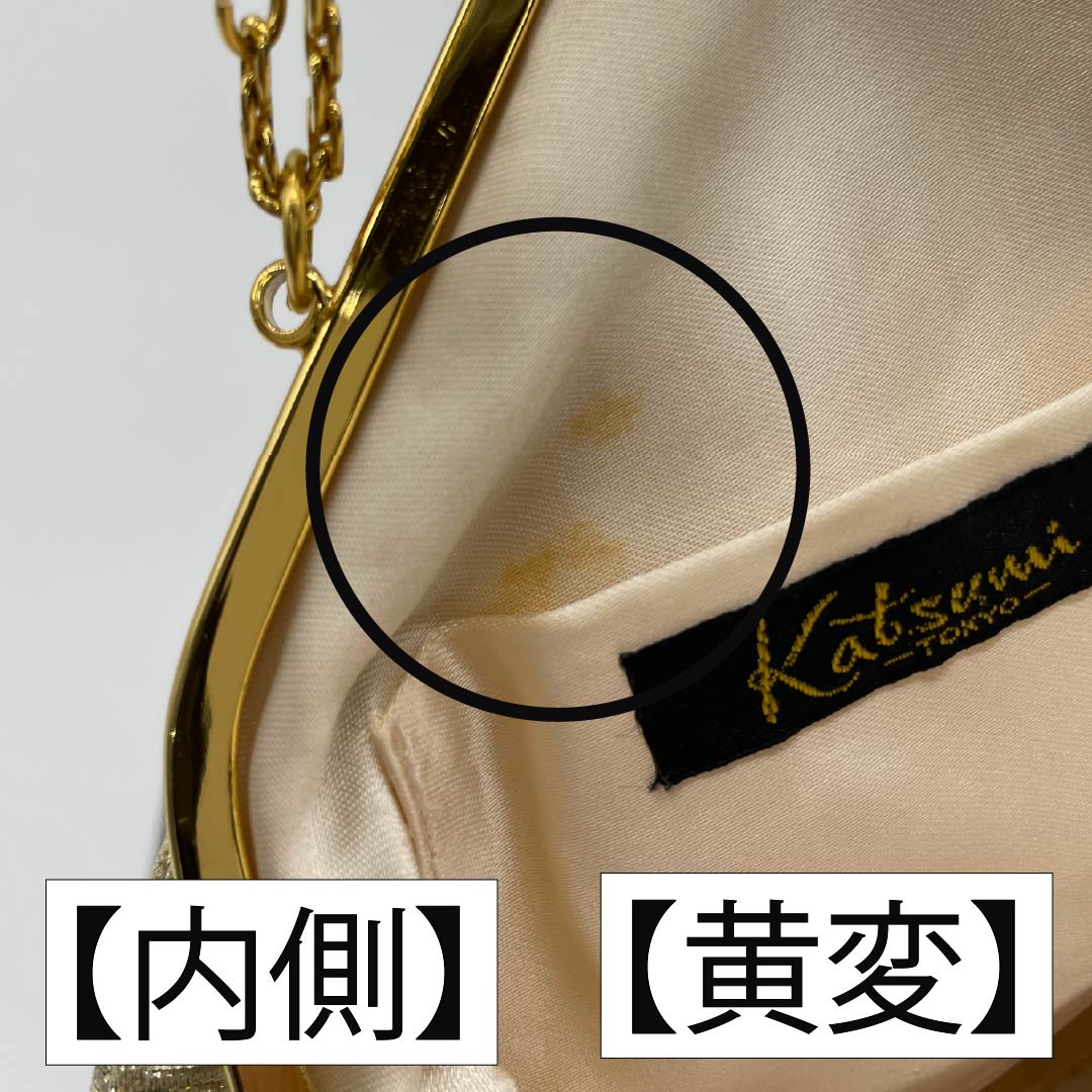 Party Bag, Semi-Formal, Gold, Sequins, Shell Shape, Katsumi-Tokyo-, Gold, S Rank, 113900044221