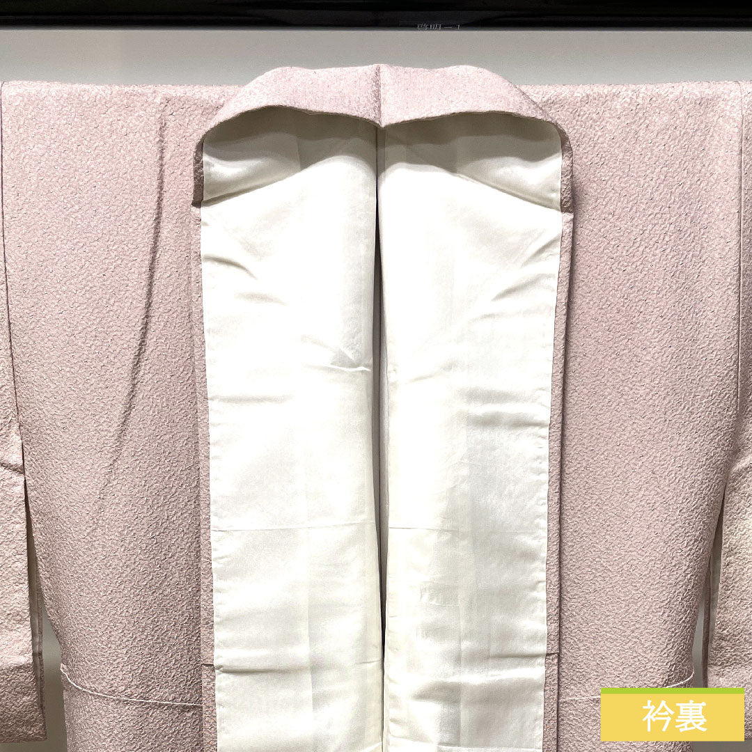 Homongi, pure silk, lined, length 155.5cm, sleeve length 62.5cm, grape color, artist's work, Kyo-Yuzen, Goshoguruma, Toyama shading, S rank, purple, 1112003402320