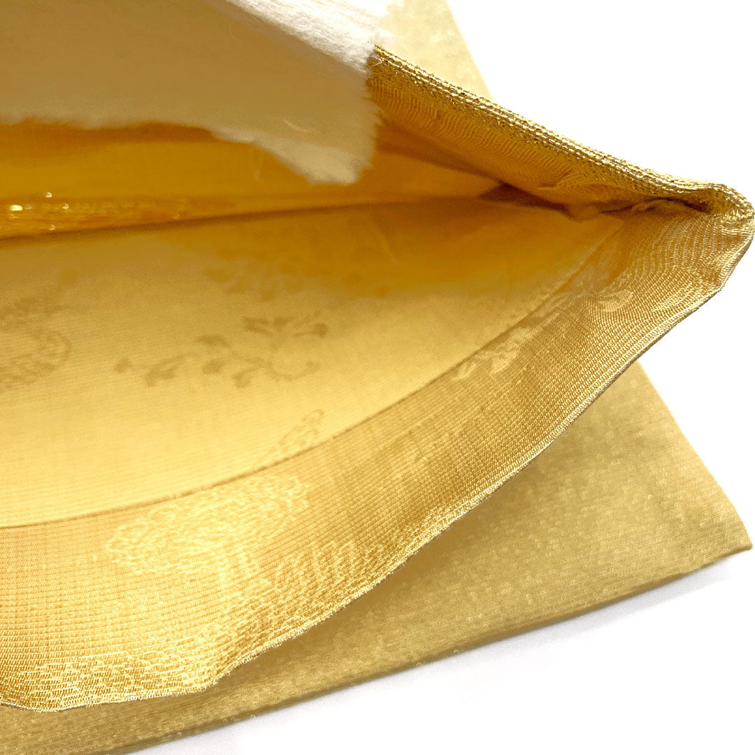 [Unfinished] Fukuro Obi, Silk, NEW Rank, Traditional Craftsman, Kiri (Paulownia), For Tomesode, Obi Length 455cm, Six-Panel Pattern, Formal, Gold Tone, 1123002471421