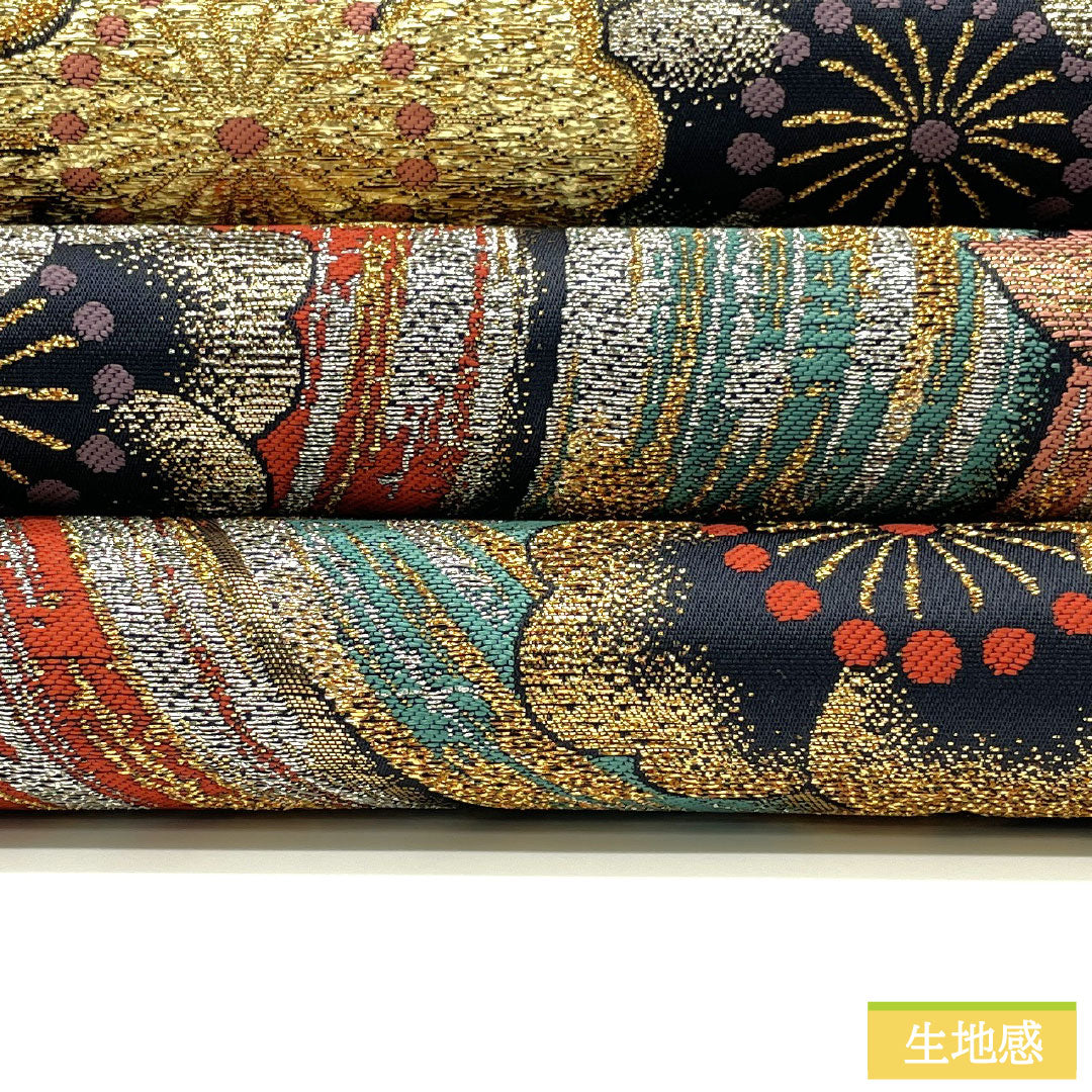 A-Rank Nishijin-ori Silk Fukuro Obi for Long-Sleeved Kimono, 442cm Long, Six-Ply, Formal, Gradient Pattern, Product Number: 1123016303399