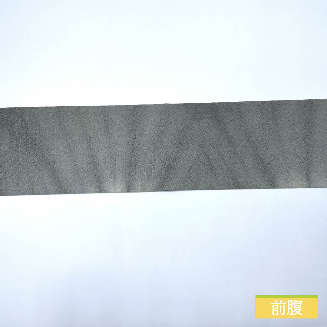 名古屋帯 麦藁色（むぎわらいろ） 染め帯 ちりめん地 抽象模様 帯丈351cm 正絹 Sランク 全通 カジュアル グラデーション系 1124006932399 名古屋仕立て
