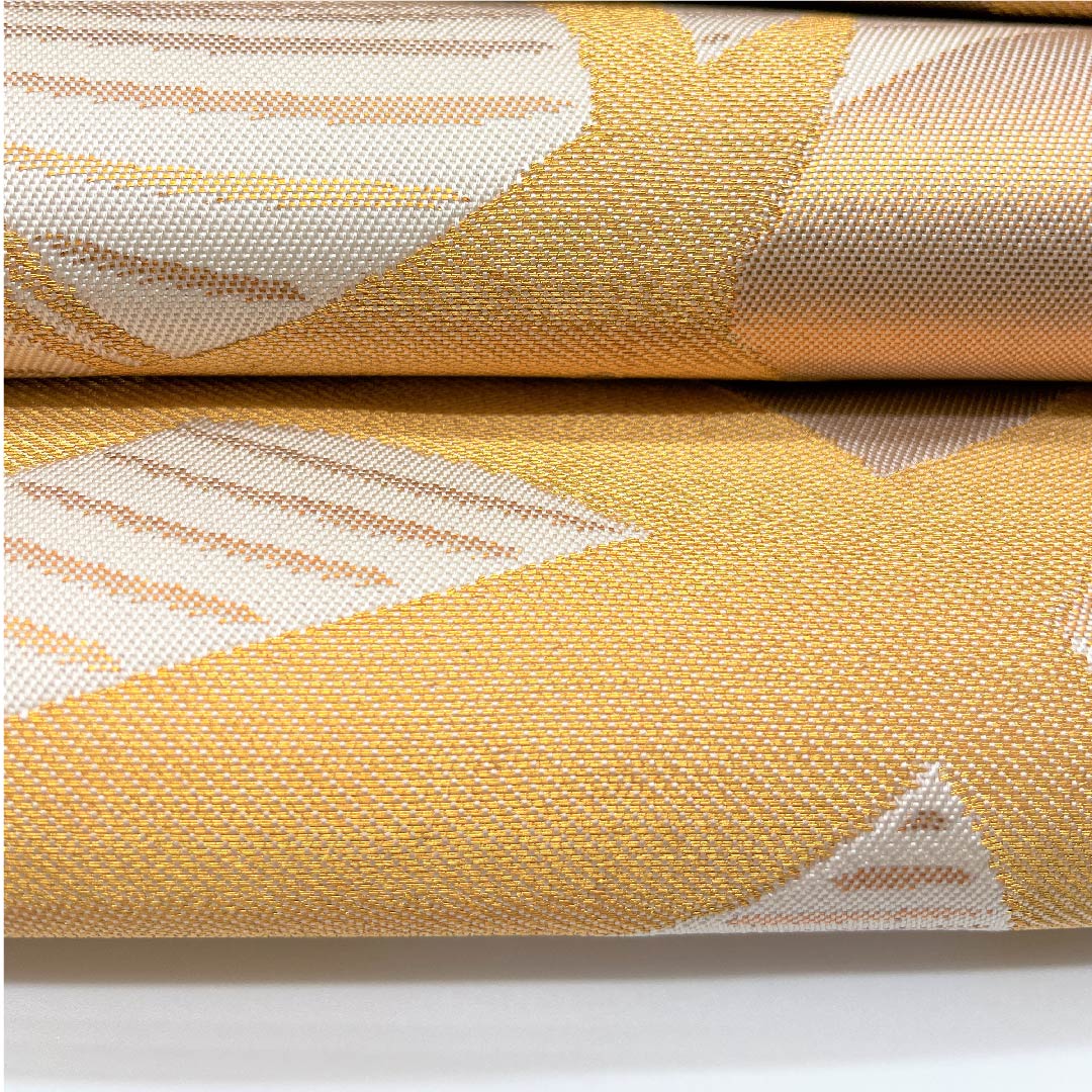 Fukuro Obi Gold Rinpa Crane Flowing Water Hikigaku Length 442cm Pure Silk A Rank Full Length Formal Gold 1123005333321