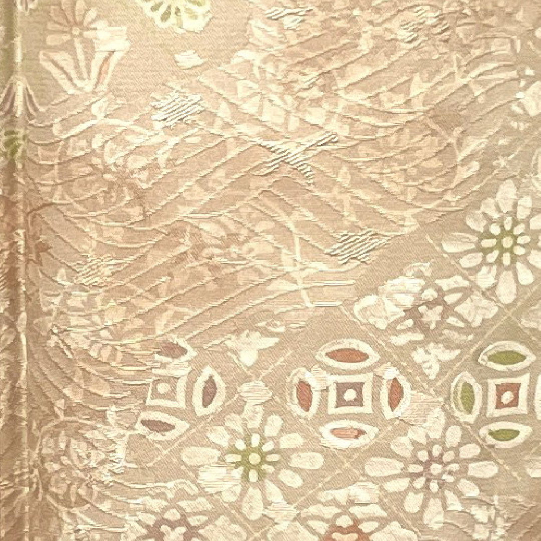 Komon, Length 157cm, Sleeve length 61.5cm, Lined, Light cherry blossom color, Abstract pattern, Pure silk, S rank, Pink 1115002952313
