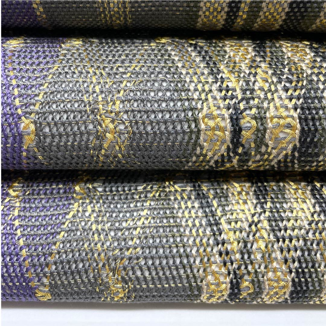 Fukuro Obi with Geometric Pattern, Made by Hinaya, Length 447cm, Pure Silk, S Rank, Full Length, Casual, Gradient Style, 1123005622399