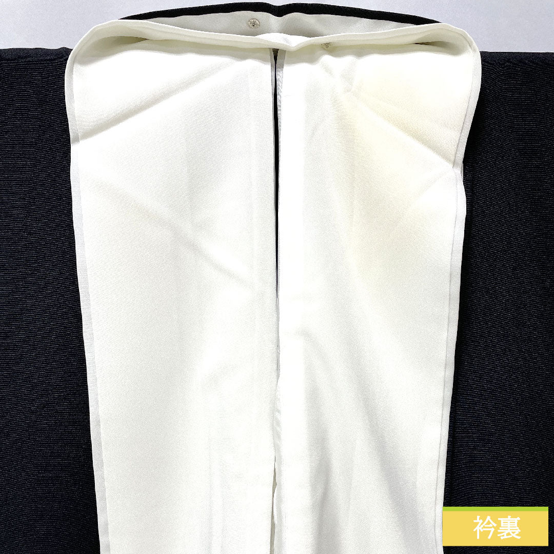 黒留袖 正絹 身丈162cm 裄丈68cm 袷 京友禅 割付文様 鳳凰 五つ紋 五三桐 Aランク 黒系 1111001733410