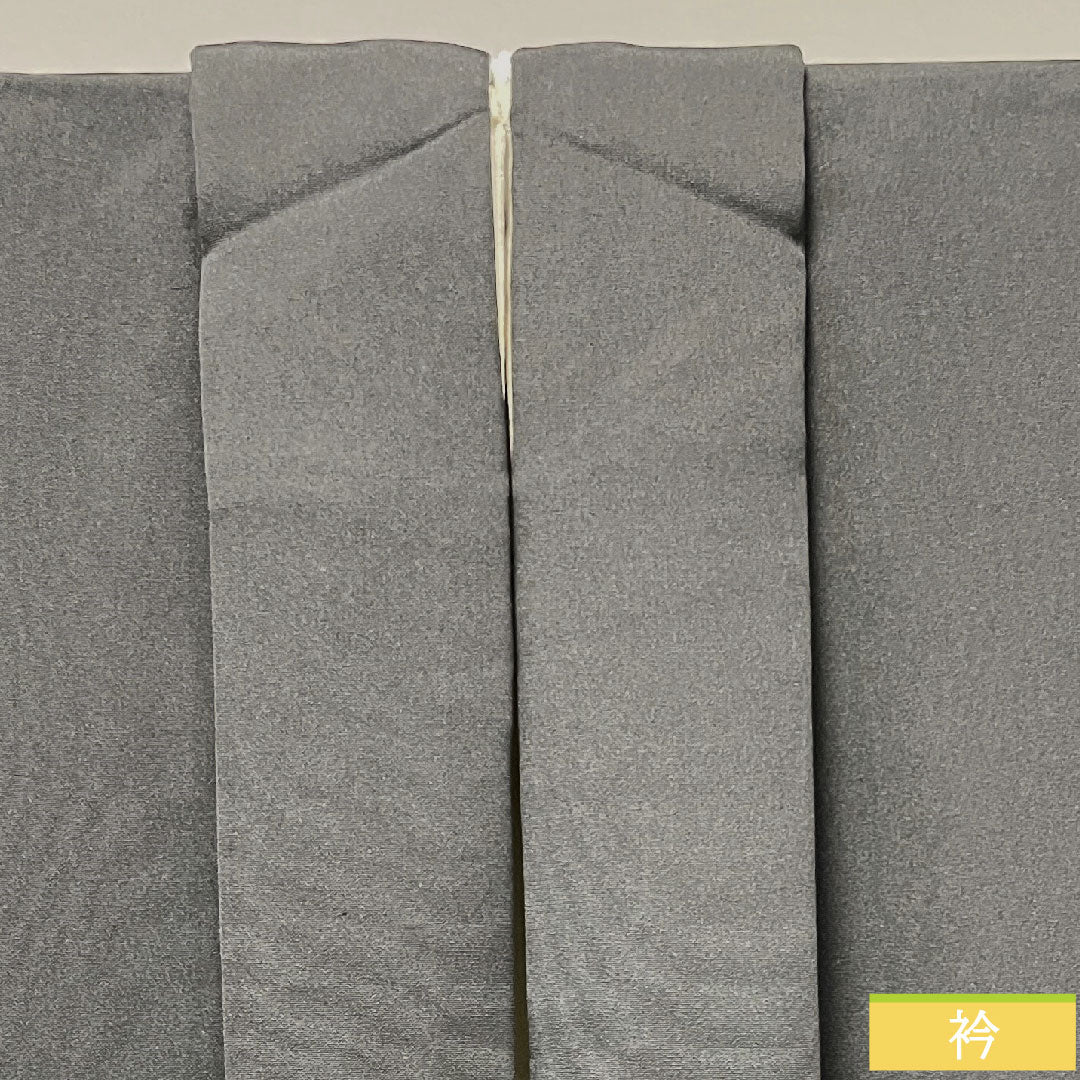 Haori, pure silk, length 78cm, sleeve length 64cm, black haori, Kyo-Yuzen, plum, autumn leaves, A rank, lined, black, 1117000793910