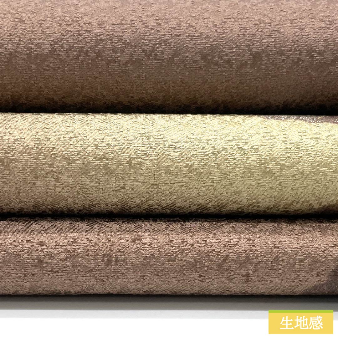 Fukuro Obi, Pure Silk, Koetsu Brown, Artist's Work, Ivy Leaf Dyed Obi, Length 526cm, S Rank, Pointed Pattern, Casual, Brown, 1123012592414