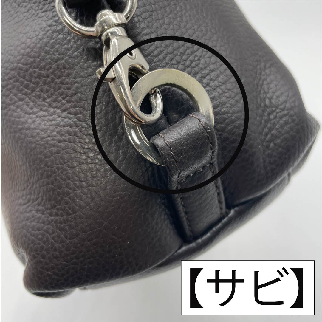 (Like New) Western-style Cowhide Leather Bag, Grade A, Brand New, Cowhide, Horizontal, Brown, 119700001314